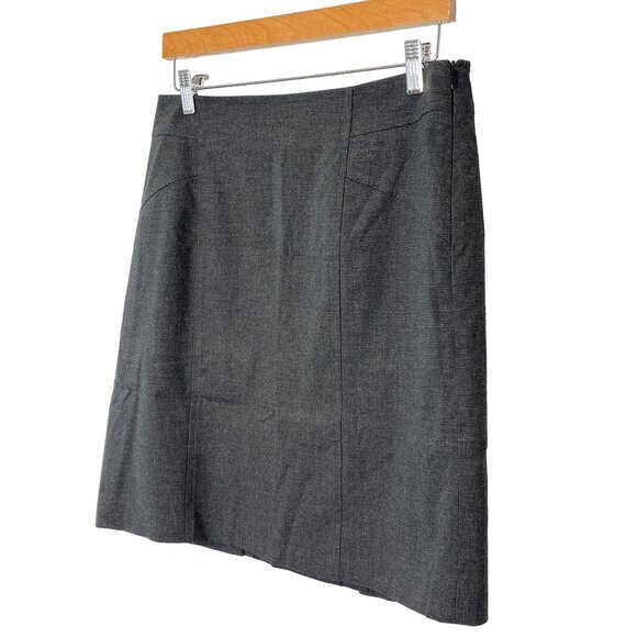 Coldwater Creek Petite 12P Gray Wool Blend Pencil Skirt - Picture 8 of 12